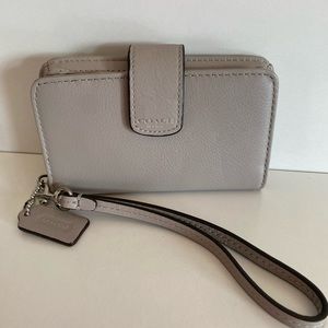 Coach leather phone case/wallet
